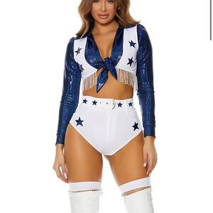 Dallas Cowboys Cheerleader Costume | Fashion Nova